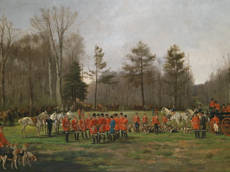 1847-Charles-Fernand de Condamy - Before the Fox Hunt